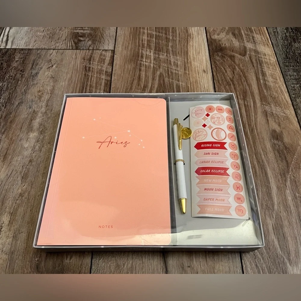 NEW Gartner Studios Aries Astrology Casebound Flex Journal Set, 5.75x8.125